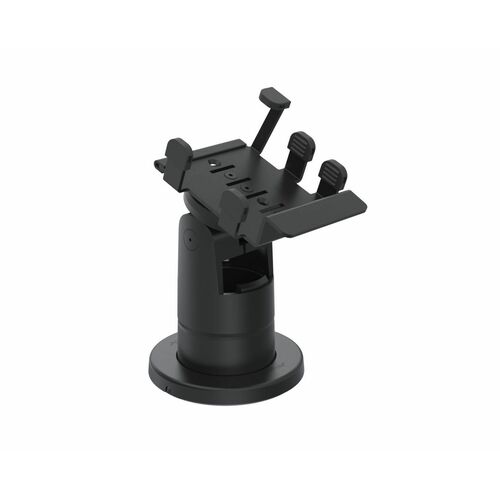 SpacePole Stack Counter Mount for Payment Terminal - Black - Metal, Composite - 1 / Box