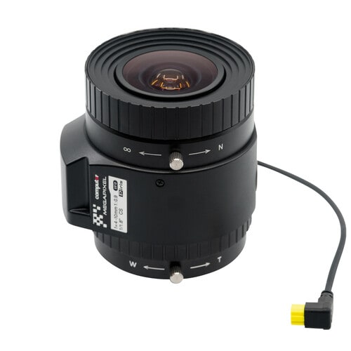 LENS CS 4-10MM F0.9 CS-MOUNT 4-10 MM F0.9 W/ P-IRIS