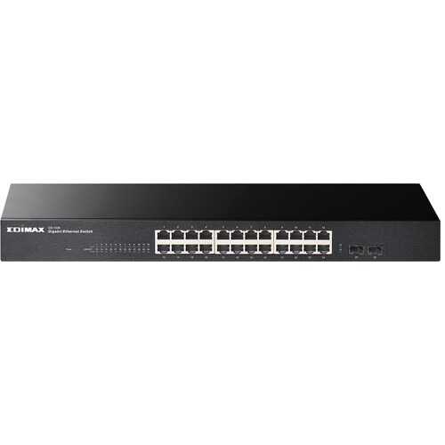 Switch Ethernet Edimax GS-1026 V3 26 Porte - Gigabit Ethernet - 10/100/1000Base-T, 10Base-T, 100Base-TX, 1000Base-T, 1000B