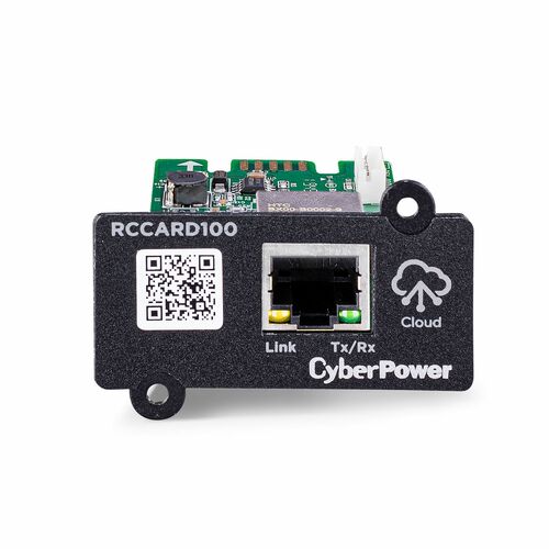 CyberPower RCCARD100 UPS Management Adapter - 1 x Network (RJ-45) Port(s) - Black