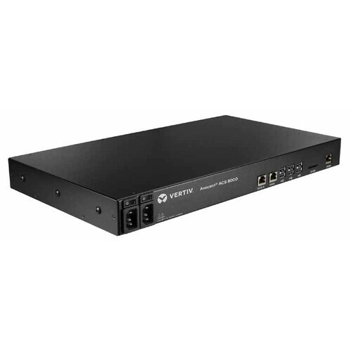 VERTIV ACS ACS8008DAC-400 Device Server - 1 GB - DDR3 SDRAM - Verdrilltes, Glasfaserleitung - 2 x Netzwerk (RJ-45) - 8 x U