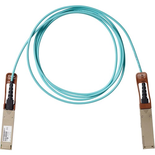 Cisco 15 m Glasfaser Netzwerkkabel für Netzwerkgerät - Erster Anschluss: QSFP Netzwerk - 100 Gbit/s