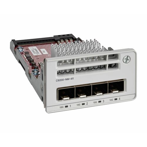 Cisco Catalyst C9200-NM-4X Expansion Module - For Data Networking - 10 Gigabit Ethernet - 10GBase-X - 4 x Expansion Slots
