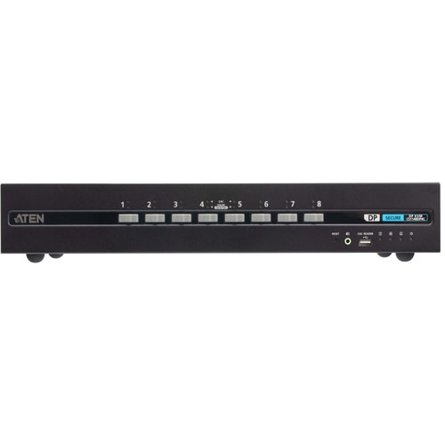 ATEN Secure CS1148DP4C KVM Switchbox - 8 Computer(s) - 1 Local User(s) - 3840 x 2160 - 50 Hz, 60 Hz - 19 x USB - 18 x Disp