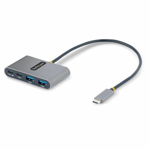 StarTech.com USB-Hub - USB 3.2 (Gen 1) Typ C - Tragbar - Grau - UASP-Support - 4 Total USB Port(s) - PC, iPadOS, ChromeOS,
