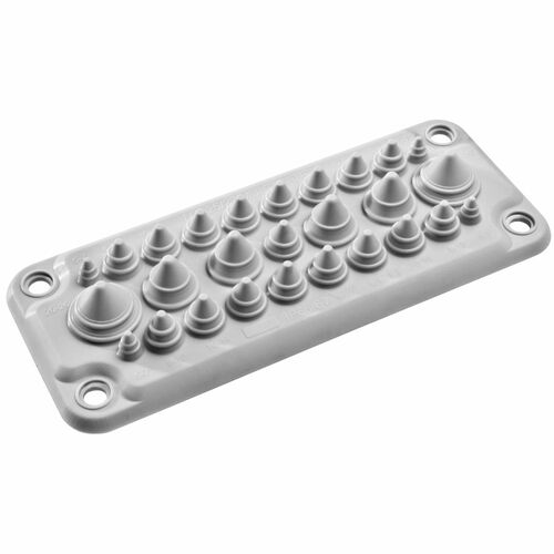 Schneider Electric Kabelführung - Grau - 1 Pack Paket - Kabeldurchführungsmembran - Thermoplastisches Elastomer