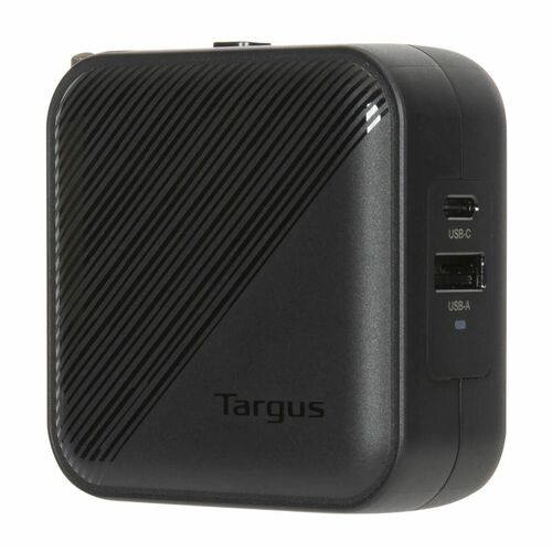 Targus APA803GL 65 W AC Adapter - Universal Adapter - 1 USB - 1 USB Type-C - For Notebook, Smartphone - Europe, Australia 