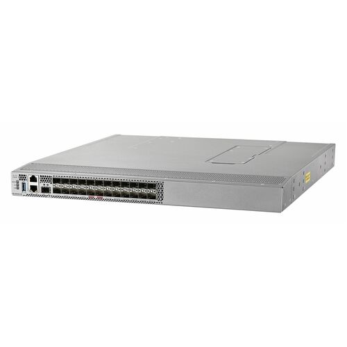 Cisco MDS 9124V 24 Anschlüsse 64 Gbit/s Fibre Channel Switch - 24 Fiber Channel Ports - 64-Gigabit-Ethernet, 32 Gigabit Et