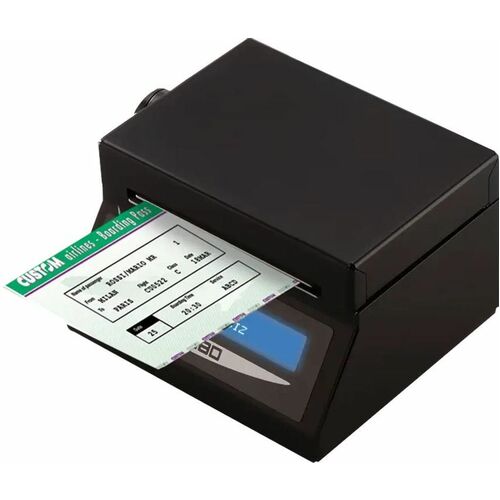 Custom TK180 METAL Desktop Direktthermodrucker - Monochrom - Ticketdruck - Ethernet - USB - Seriell - Sicherheit - 203 dpi