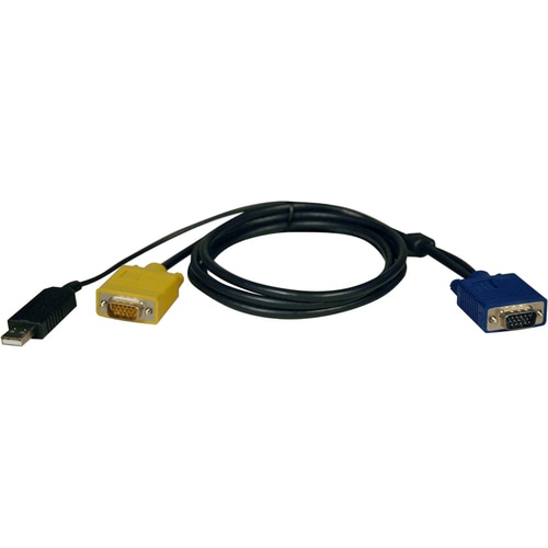 Tripp Lite series P776-006 1.83 m KVM Cable - 1 - First End: 1 x 15-pin HD-15 - Male - Second End: 1 x 15-pin HD-15 - Male