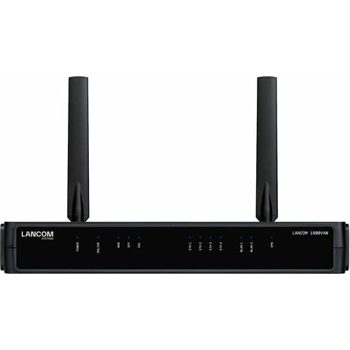 Lancom 1800VAW Wi-Fi 6 IEEE 802.11 a/b/g/n/ac/ax Ethernet, VDSL, VDSL2, ADSL2+, ADSL, ADSL2 Modem/Wireless Router - Dualba