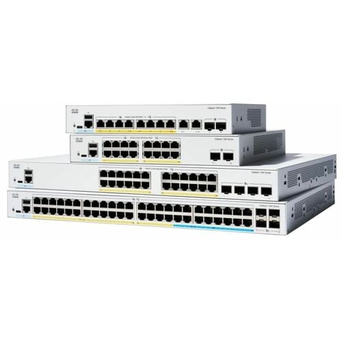 Cisco Catalyst 1300 C1300-48FP-4X 48 Ports Manageable Ethernet Switch - Gigabit Ethernet, 10 Gigabit Ethernet - 10/100/100