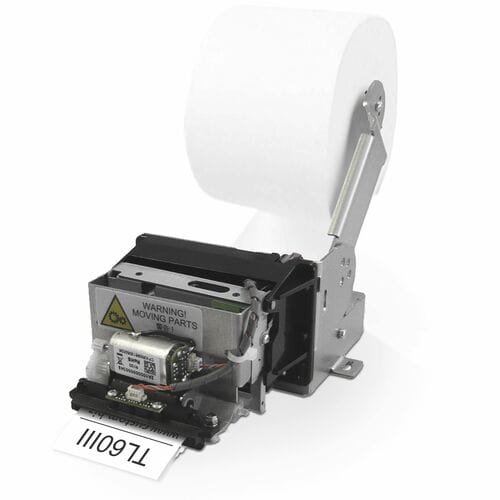 Custom TL60III Kiosk, Banking Direct Thermal Printer - Monochrome - Receipt Print - USB - Serial - With Cutter - 203 dpi