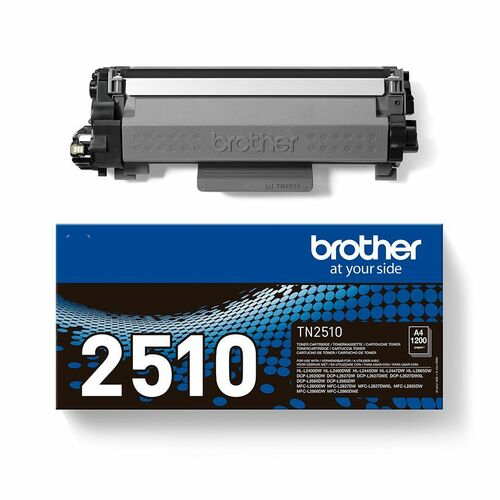Brother TN-2510 Original High Yield Laser Toner Cartridge - Black - 1 Pack - 1200 Pages