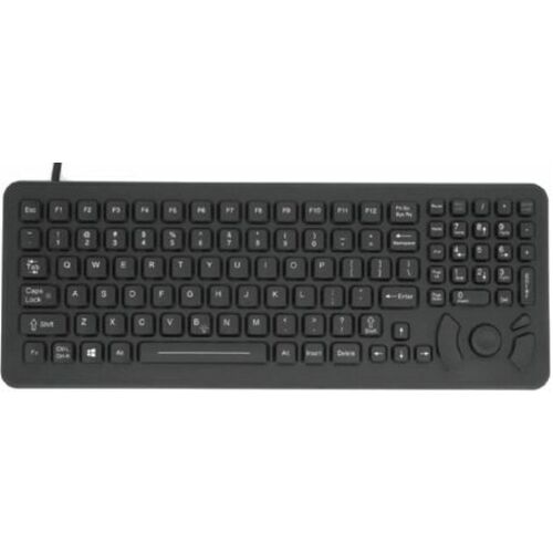 Tastiera Honeywell Robusto - Cavo Connettività - DB9 Interfaccia - Nero - Tablet, Computer da auto