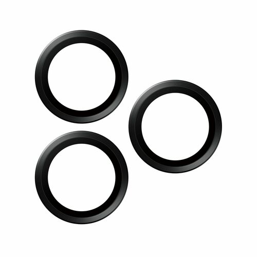 PanzerGlass Hoops Camera Lens Protector - Black Metal - Aluminium