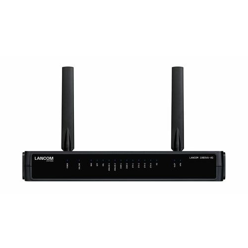 Lancom 1803VA-4G VoIP-Gateway - 5 x RJ-45 - 2 x FXS - USB - Gigabit-Ethernet, Ethernet - VDSL2/ADSL2+ - ISDN - LTE Advance