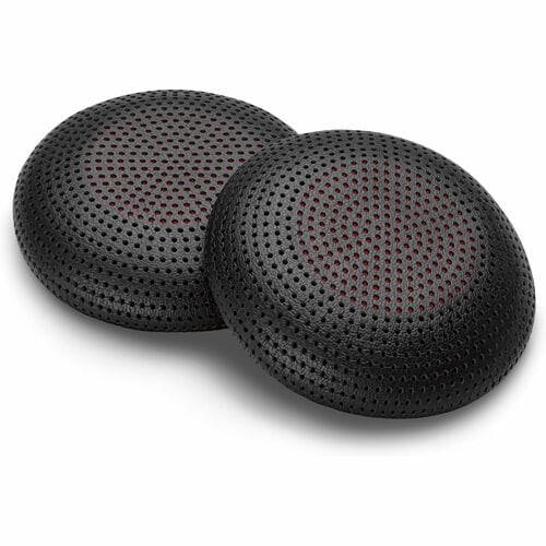 Poly Ear Cushion - Black - Leatherette - 2 / Pack