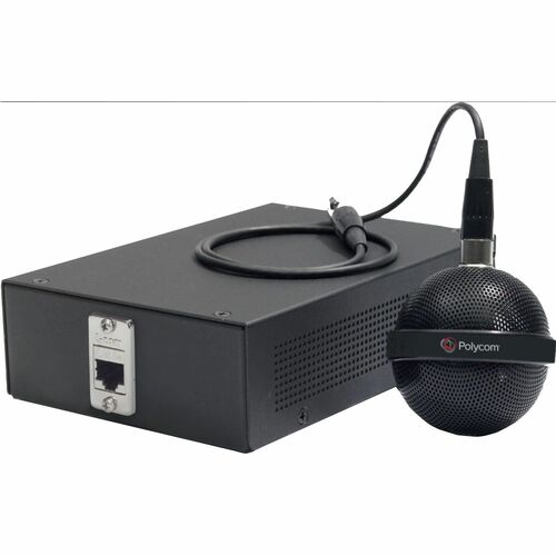 Poly Wired Full Duplex Microphone - White - 80 Hz to 20 kHz -40 dB - Ceiling Mount