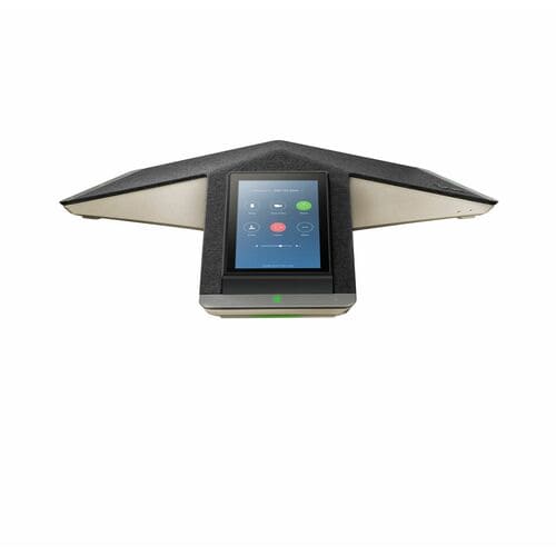 Poly Trio C60 IP Conference Station - Corded/Cordless - Bluetooth, Wi-Fi - Tabletop - Black - 3 x Total Line - VoIP - 12.7
