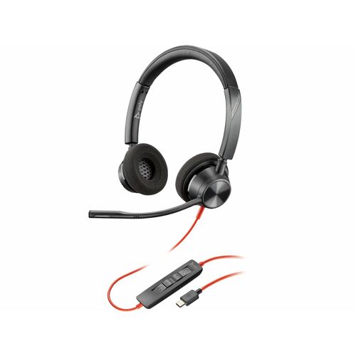Blackwire 3320 Stereo USB-C Headset +USB-C/A Adapter
