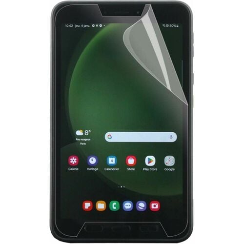 MOBILIS 5H Screen Protector for Galaxy Tab Active5 - Clear - 1 Unit - For 20.3 cm (8") LCD Tablet - Anti-microbial - Anti-