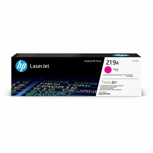 HP 219A Original Laser Toner Cartridge - Magenta - 1 Pack - 1200 pages