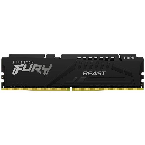 Kingston FURY Beast RAM Module - 16 GB (2 x 8GB) - DDR5-6000/PC5-48000 DDR5 SDRAM - 6000 MHz Single-rank Memory - CL30 - 1