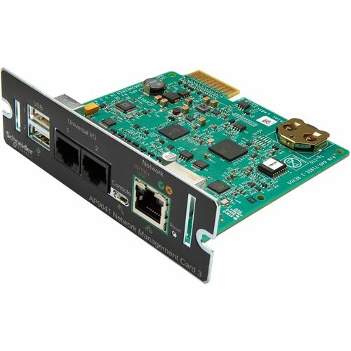 APC by Schneider Electric AP9641 UPS Management Adapter - 1 x Network (RJ-45) Port(s) - Serial - USB