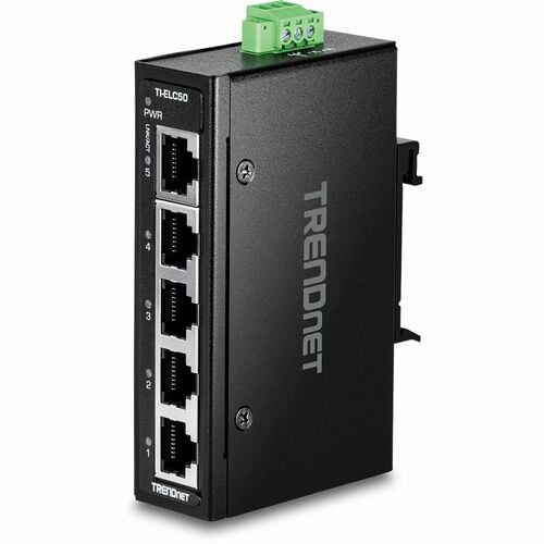 5-PORT INDUSTRIAL FAST ETHERNET DIN-RAIL MINI SWITCH