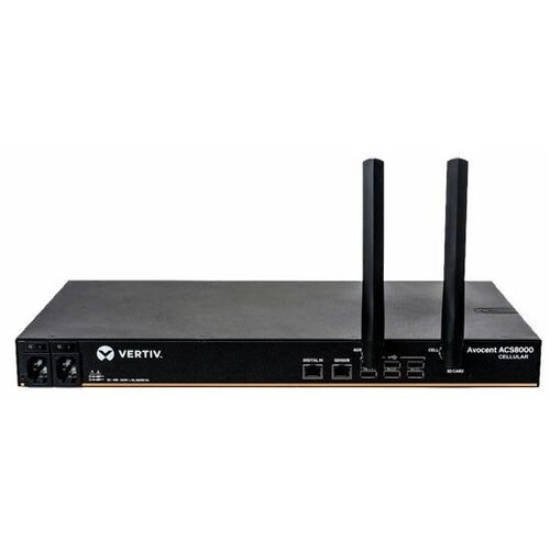 Vertiv AVOCENT ACS Device Server - 1 GB - DDR3L SDRAM - Verdrilltes, Glasfaserleitung - 2 Gesamtzahl Erweiterungssteckplät