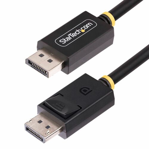 StarTech.com 2 m DisplayPort™ A/V Cable - 1 - Cable for Monitor, Computer, Workstation - First End: 1 x Displayport 2.1 Di