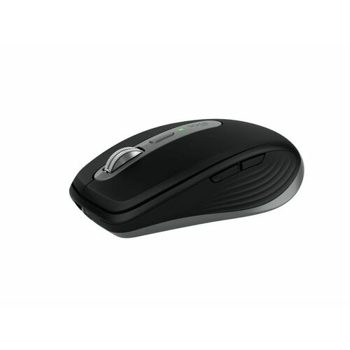 Logitech MX Anywhere 3S Mouse - Bluetooth - USB - Darkfield - 6 Button(s) - Space Gray - Wireless - Rechargeable - 8000 dp