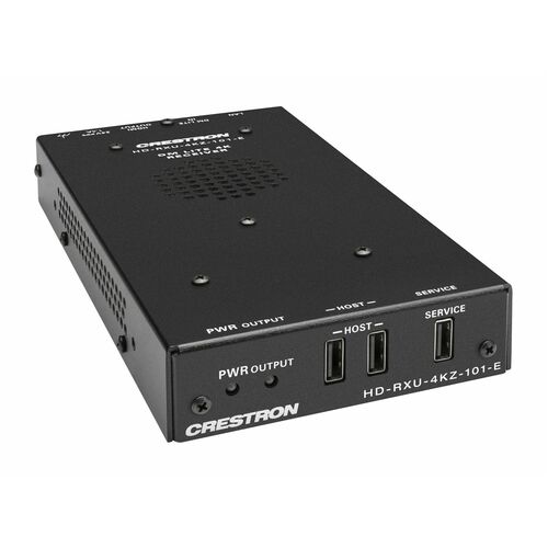 Crestron DM Lite HD-RXU-4KZ-101-E Video Extender Receiver - Wired - 70.10 m Range - 2 x Network (RJ-45) - 3 x USB - 1 x HD