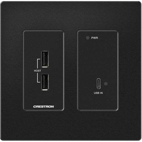 Crestron DM Lite HD-TXU-4KZ-111-2G-B Video Extender Transmitter - Wired - 70.10 m Range - 1 x Network (RJ-45) - 3 x USB - 