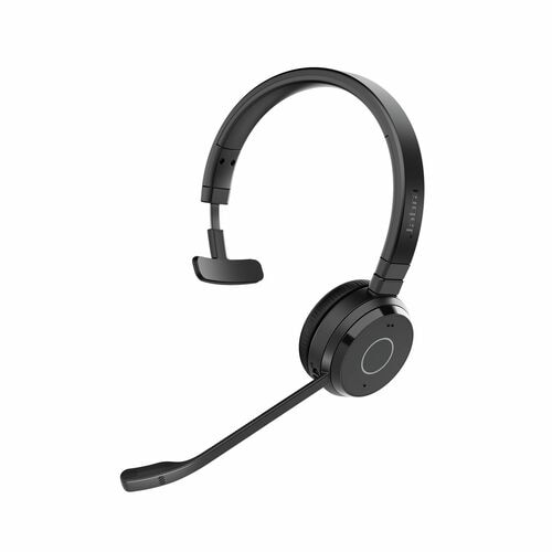 Cuffie Jabra Evolve 65 TE Wireless Over-the-head, On-ear Mono - Nero - Monoaurale - Supra-aural - 3048 cm - Bluetooth - 20