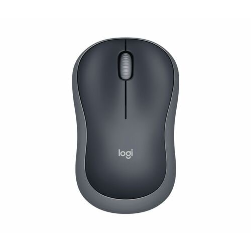 Logitech M185 鼠标 - 无线电频率 - USB - 光学 - 3 按钮 - 红 - 无线 - 10 m - 2.40 GHz - 1000 dpi - 滚轮 - 小 手/手掌大小 - 对称 - 1 x AA Battery Sup