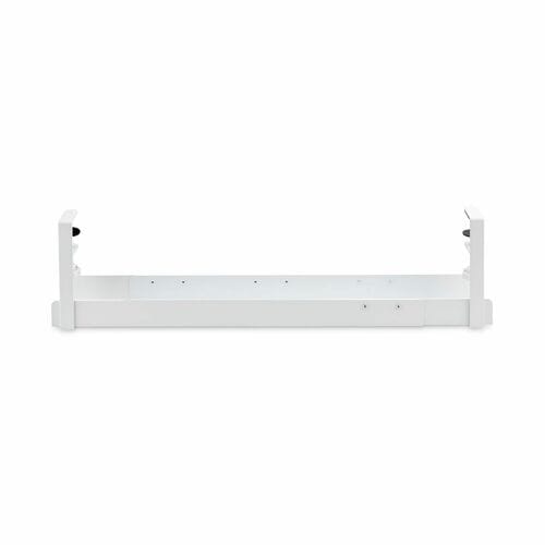 StarTech.com Cable Organizer - White - 1 Pack Pack - Cable Management Tray - 104.1 mm Length - Powder Coated Steel