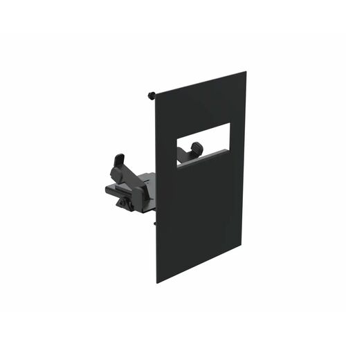 SpacePole Floor Mount for Printer - Blue, Grey - Metal - 1 / Box