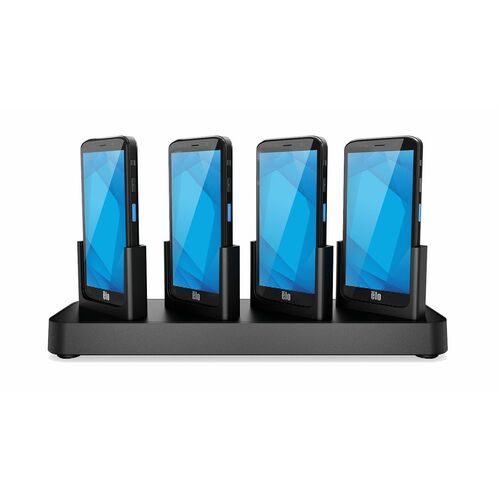 Elo Cradle for Mobile Computer - 4 Slot - Charging Capability - Black