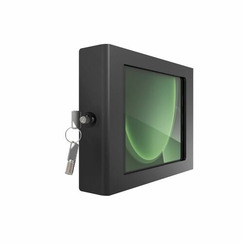 Compulocks Apex 80GAPXB Mounting Enclosure for Tablet - Black - 20.3 cm (8") Screen Support - 75 x 75, 100 x 100 - VESA Mo