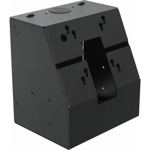 SpacePole Kiosk Top Mounting Module for Tablet, Scanner - Black - 25.4 cm to 81.3 cm (32") Screen Support - 75 x 75, 100 x