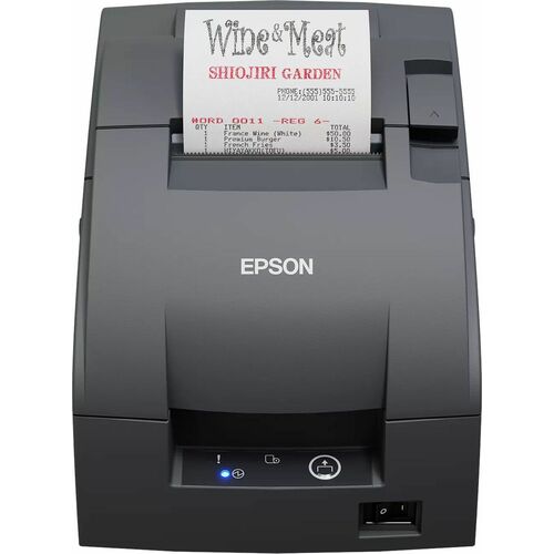 Epson TM-U220IIB (101P0) Retail, Kitchen, Restaurant Dot Matrix Printer - Monochrome - Label/Receipt Print - Parallel - Wi
