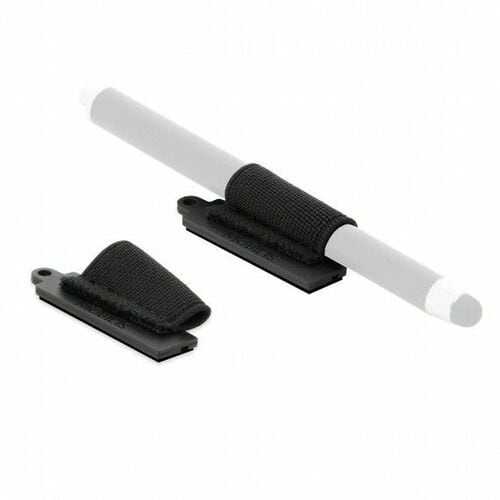 MOBILIS Stylus Stylus Holder - 10 / Pack - Black - Adhesive Mounting