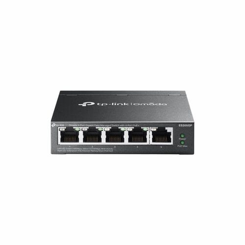 Omada ES205GP 5 Ports Manageable Ethernet Switch - Gigabit Ethernet - 10/100/1000Base-T - 2 Layer Supported - 65 W PoE Bud