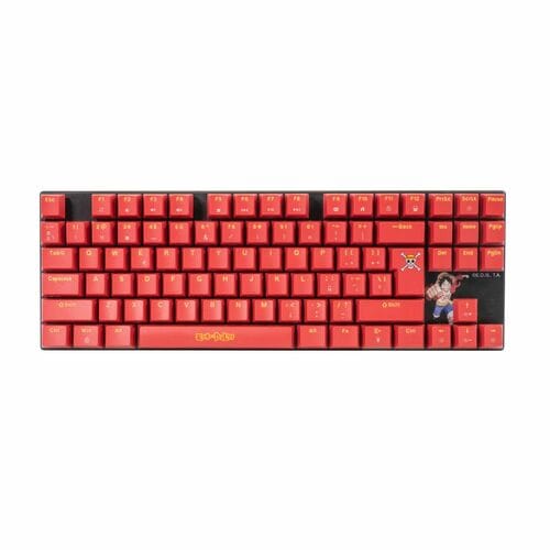 TECLADO ONE PIECE LUFFY FR-TEC MECANICO. LUZ LED.ANTIGHOSTING