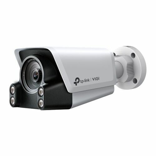 TP-Link VIGI C340S 4 Megapixel Outdoor Network Camera - Colour - Bullet - White - 30 m Infrared/Color Night Vision - H.264