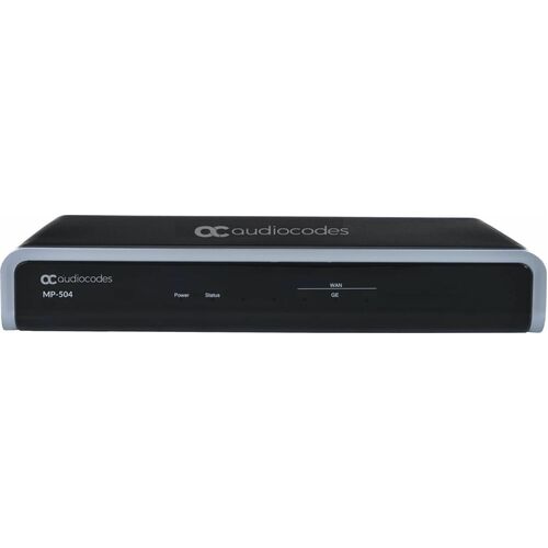 AudioCodes MediaPack MP-504 VoIP Gateway - 2 x RJ-45 - 2 x FXS - Ethernet, Fast Ethernet, Gigabit Ethernet - Table Top