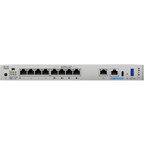 Cisco Secure 1210CP Kabel Netzwerksicherheit-/Firewall-Gerät - Zentralisiertes Management - 8 Anschluss - 10/100/1000Base-