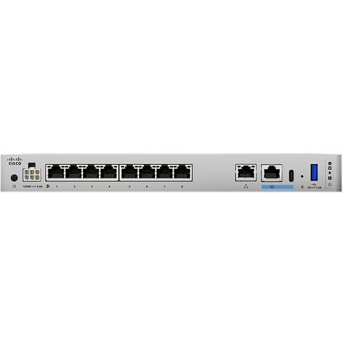 Cisco Secure 1210CE Netzwerksicherheit-/Firewall-Gerät - Zentralisiertes Management - 8 Anschluss - 10/100/1000Base-T - Gi